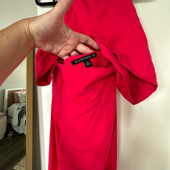 Hot pink two piece dress, Black Halo Kacie Two Piece Maxi- Laguna Pink - Picture 10 of 10